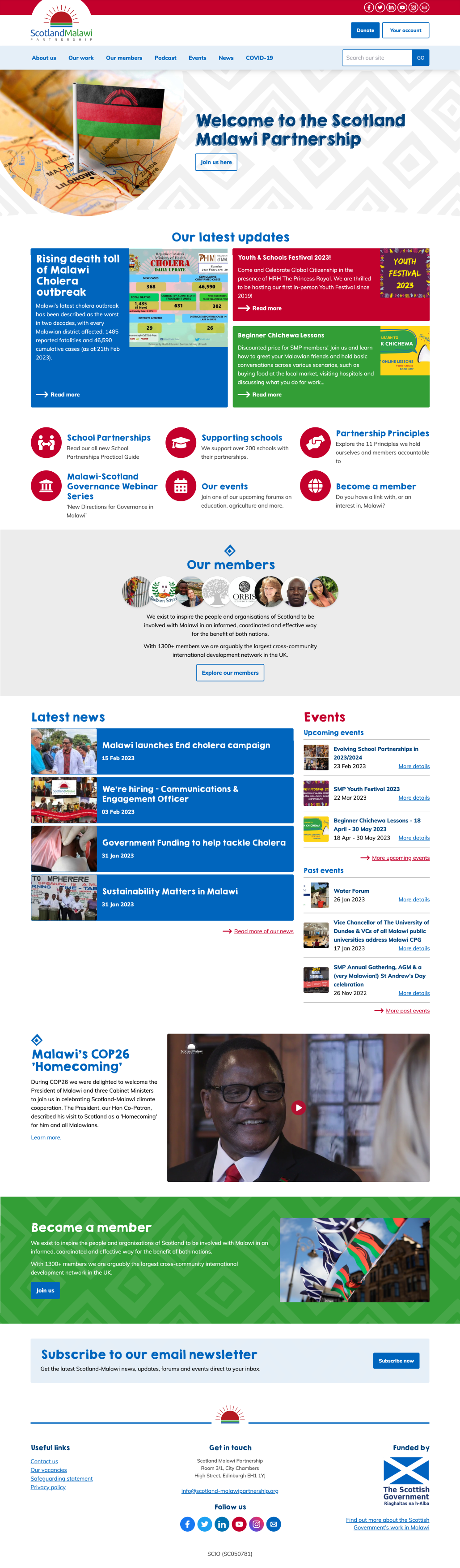 SMP homepage